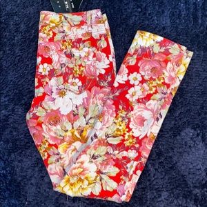 Floral print pants